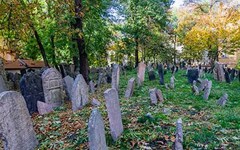 Le vieux cimetière juif, Prague, République tchèque