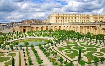 Le château de Versailles, près de Paris, France