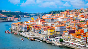 Le front de mer à Porto, Portugal
