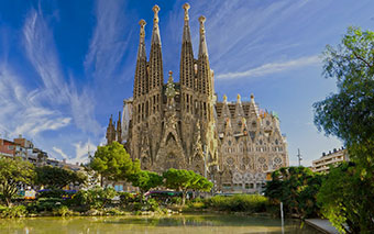 La Sagrada Familia, Barcelone, Espagne