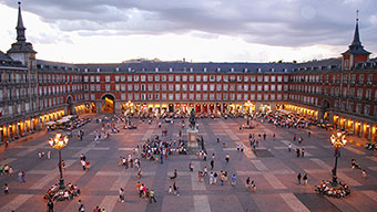 La Grand Place (Plaza Mayor), Madrid, Espagne