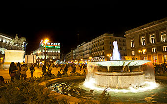 La Puerta del Sol, Madrid, Espagne